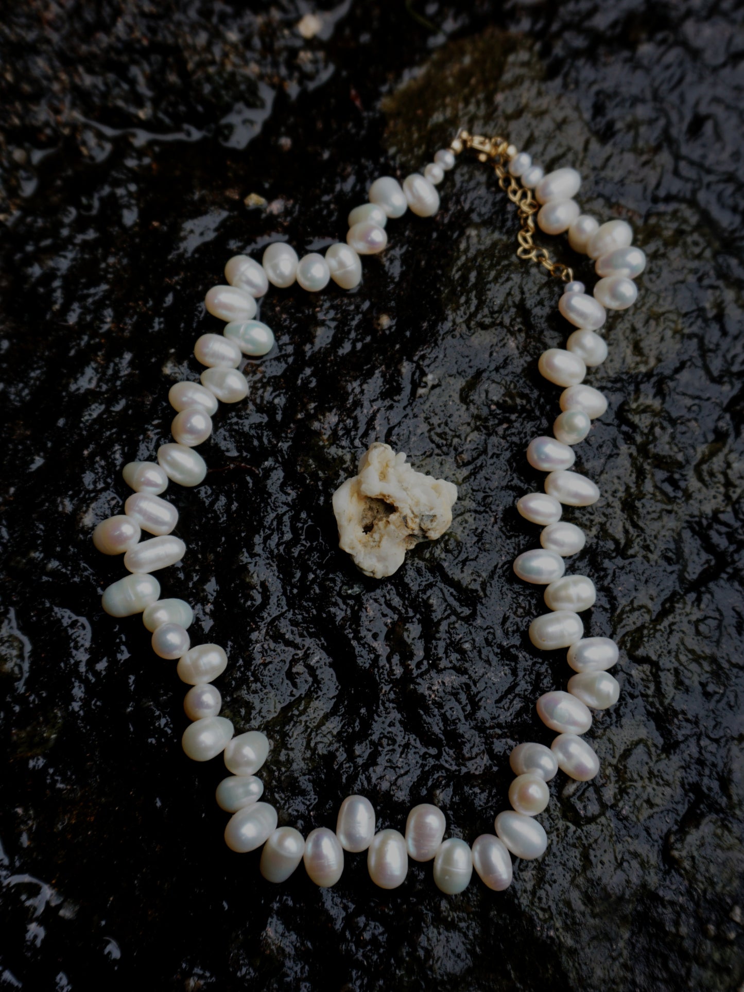 WHITE CORAL CHOKER
