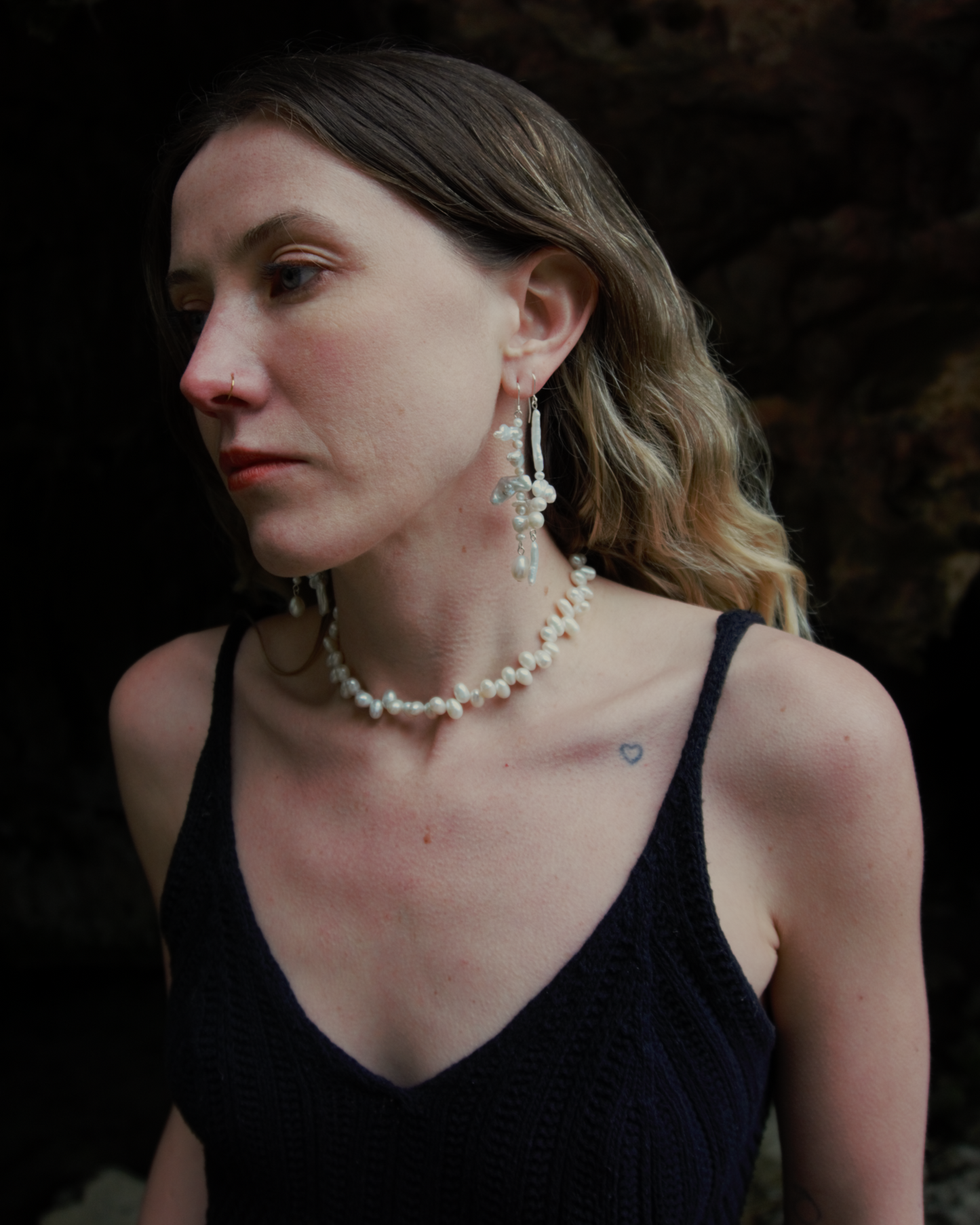 WHITE CORAL CHOKER