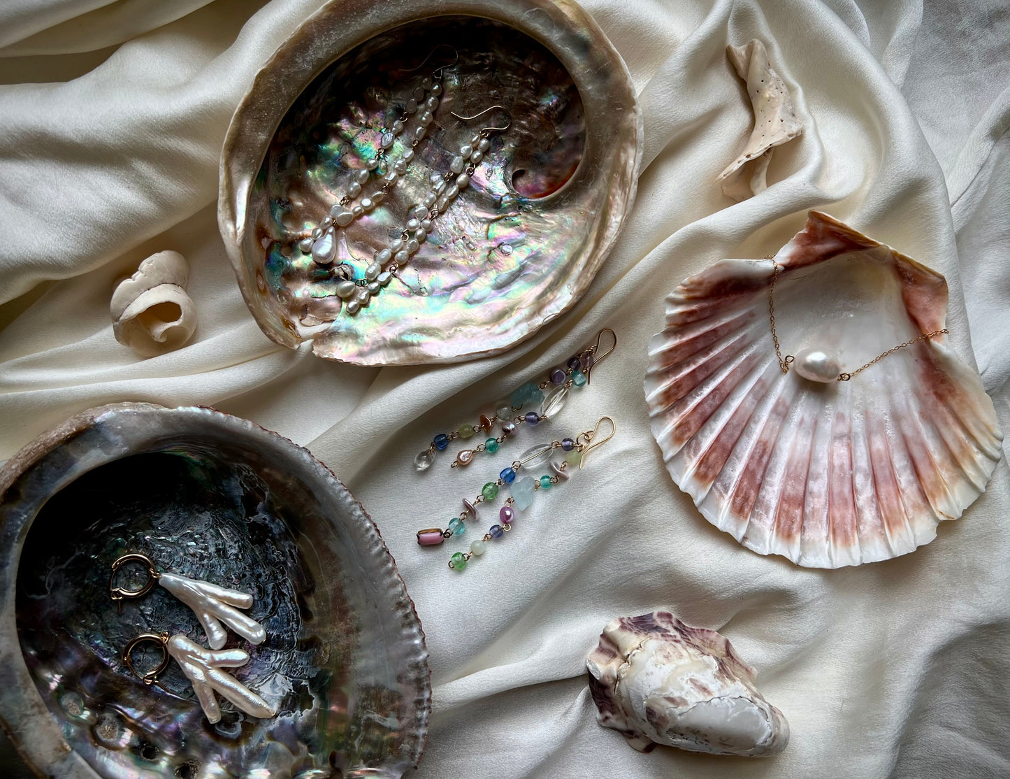 SHE SELLS SEA SHELLS EARRINGS