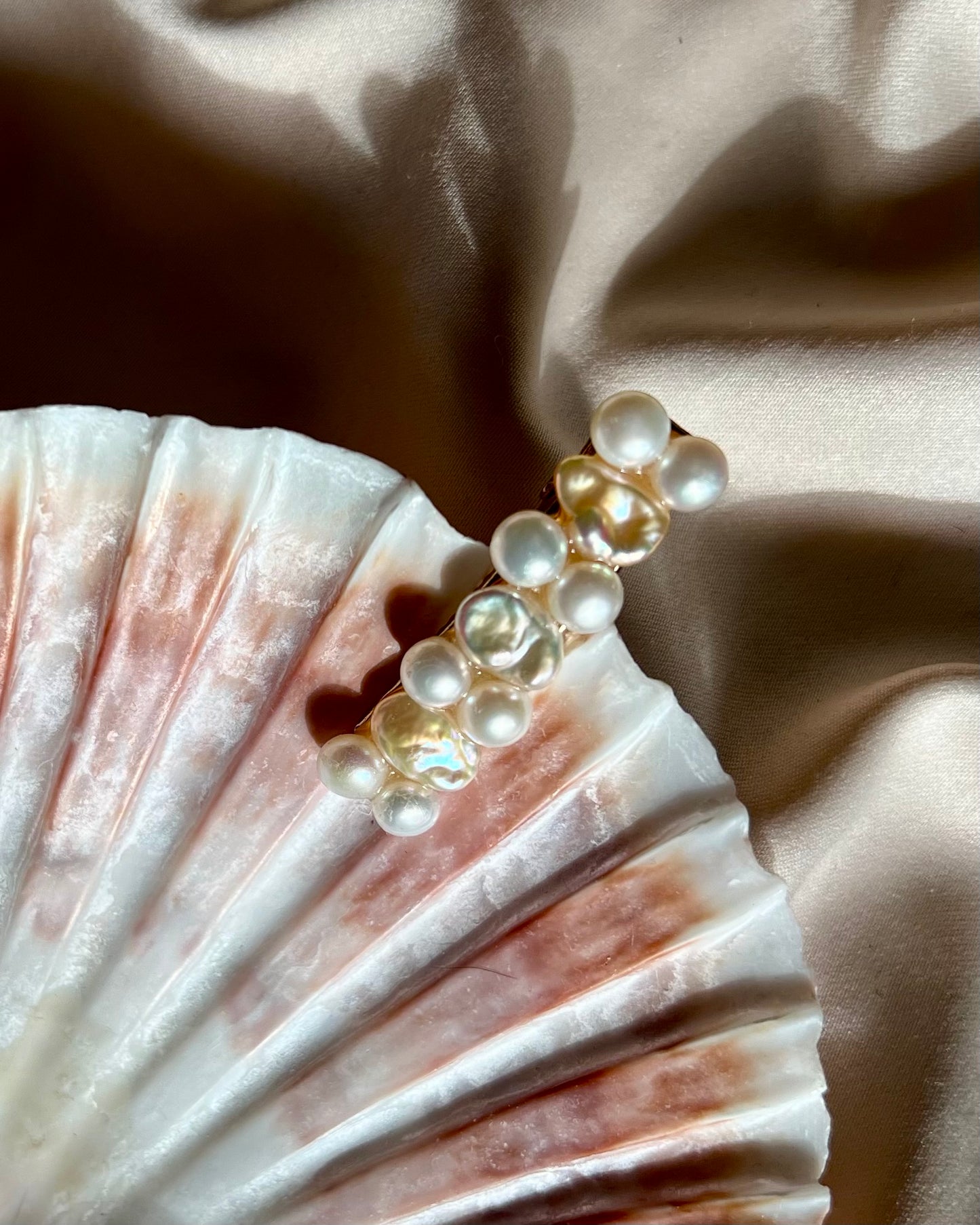 PEARLY BARETTES