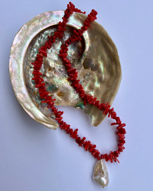 CORAIL ROUGE NECKLACE